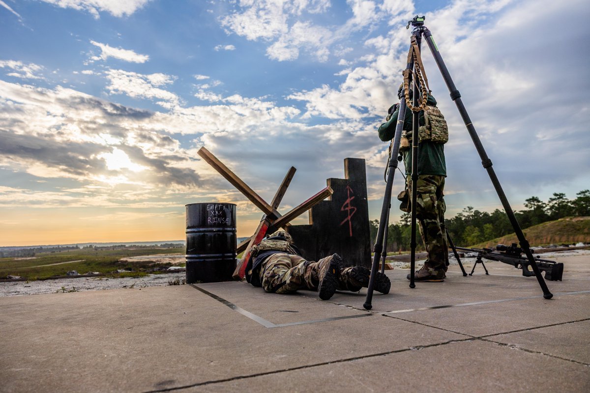 MCoEFortBenning's tweet photo. 🚨 International #Sniper Competition RECAP:

Congratulations to Staff Sgt. Tyler Johnson and Sgt. Spencer Harrell, representing the United States Marine Corps, on taking the #ISC2026 trophy. 
.
.
.
#InfantryWeek 
📸 Scope out the action: 🔗 https://t.co/JQ1Do8dy59 https://t.co/fxq82K7KTA