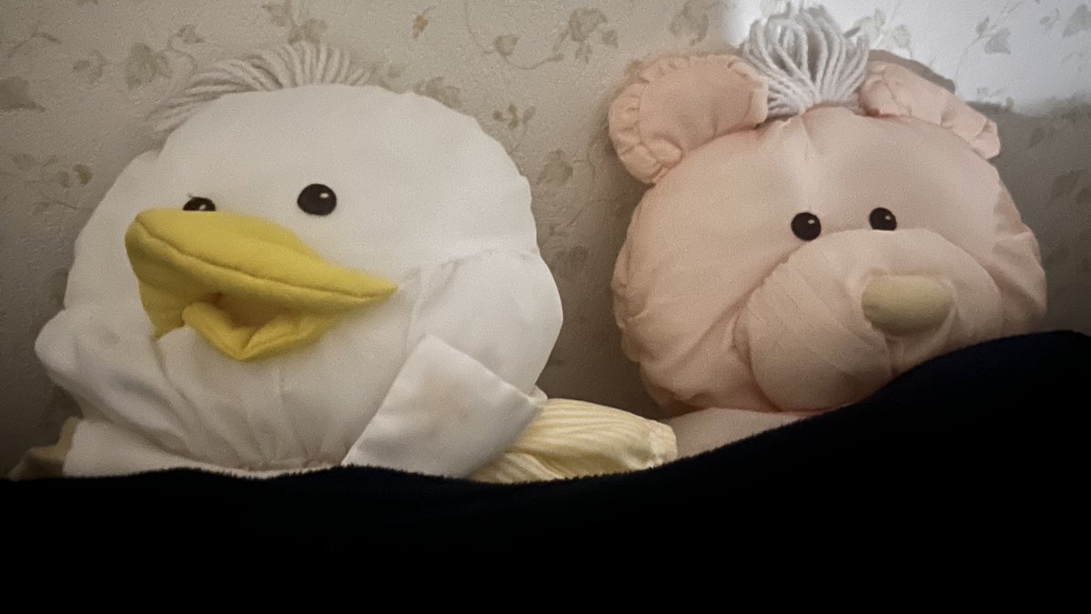 メンタル安定のため、ここ数日はこの子達の足握ってねる