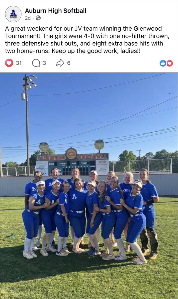ACMcDaniel14's tweet photo. Continuing to use every opportunity given 🥎 @DukesNorton2011 
Glenwood Tournament 
6 IP
ERA 0.00

33 IP on the season
ERA 0.636
2 BB

Pop ups and ground outs equal efficiency.  Thankful for an amazing defense! https://t.co/W97M9Srtzl