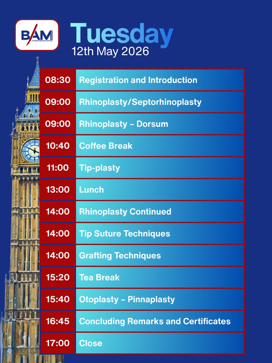 UCapsco's tweet photo. Cadaveric Dissection Programme | BAM 2026

Two days at University College London focused on anatomy, technique, and hands-on teaching before the main BAM meeting begins.

📅 11–12 May 2026
📍 London

🎟️ Course booking: https://t.co/HFVdYPxthh https://t.co/Dk81QdX8LV