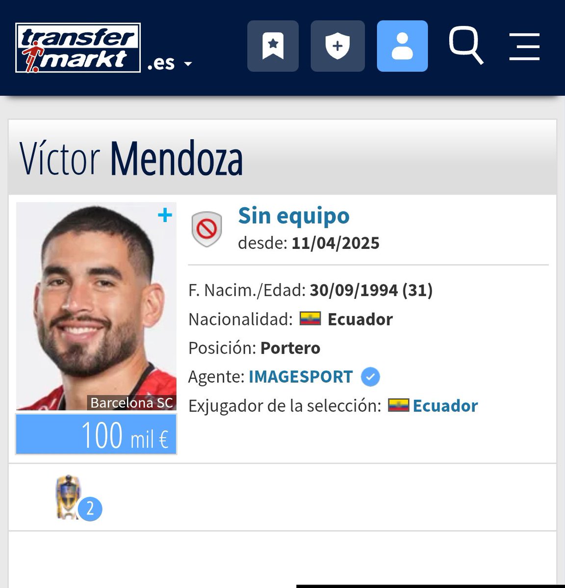 TermoEcu 🇪🇨🇪🇦🎙⚽️ tweet media