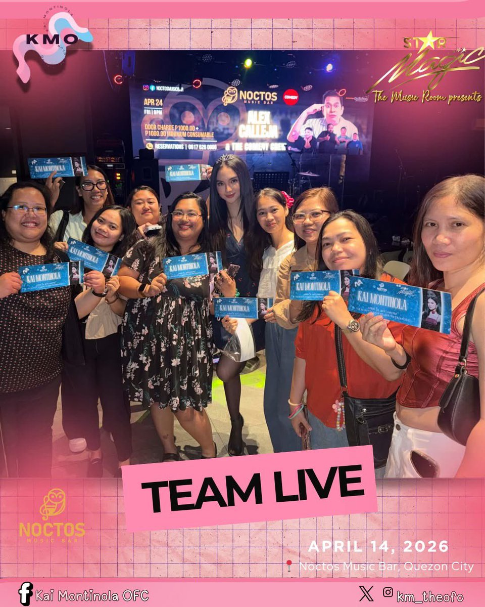 Kai Montinola OFC Team Live tweet media