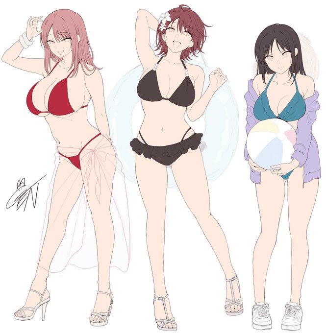 ENJIどすけべ三姉妹🩷❤️💜誰とデートする?? 