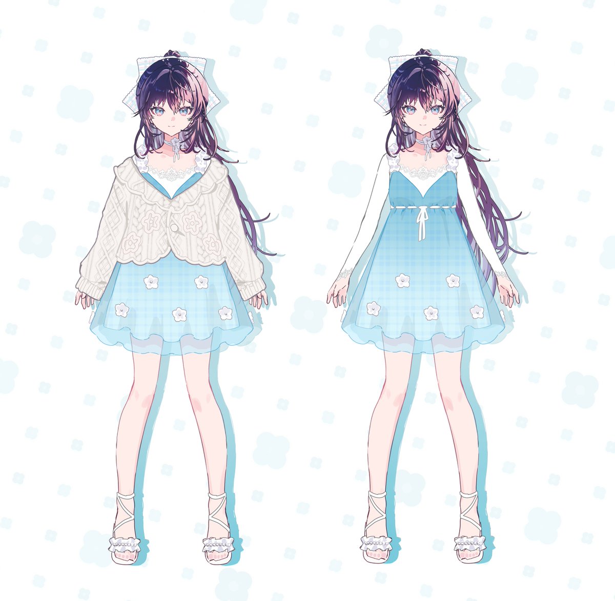 春のお出かけコーデ🤍
 #鷲羽アスカ新衣装