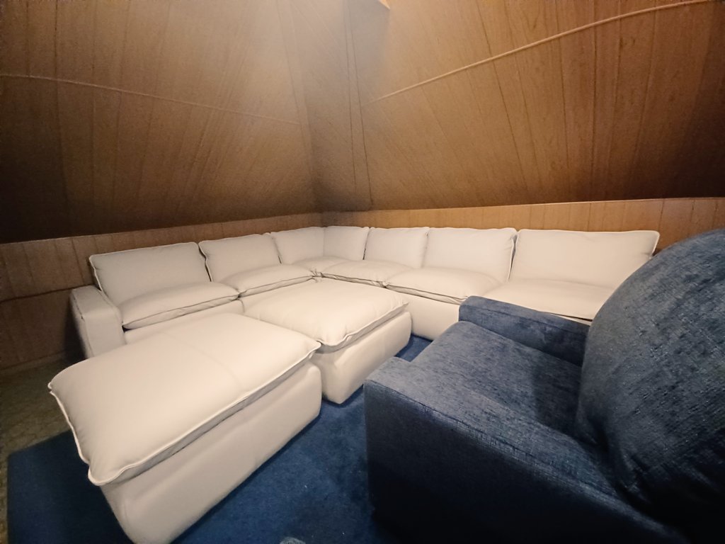 ArmstrongM84's tweet photo. They fit! We still need to bring physical media players upstairs along with the TV and projector.
#HomeTheater #furniture https://t.co/m6WFmz6Wqa