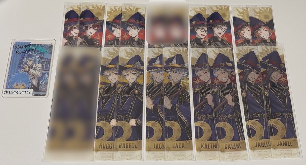 12440411s's tweet photo. @0 ツイステ ブルームバースデー クリアしおり  アニプレ 特典 交換

譲：リドル・デュース・トレイ・ケイト・ラギー・ジャック・カリム・ジャミル・ヴィル・ルーク・オルト・リリア・セベク

求：同異種イデア

なるべく纏めて優先 / 比率ちがい○ https://t.co/hzHAnEuKTv