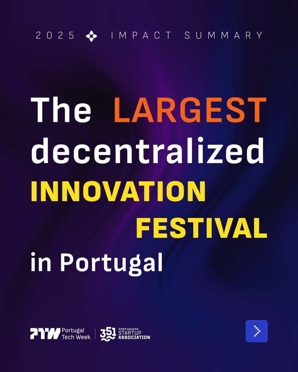 PT_TechWeek's tweet photo. PTW is no longer a niche event.
It is becoming a national platform for innovation, community, and visibility.

That is exactly why brands should pay attention this year.

Request the sponsor deck. https://t.co/SgyzHF9hYX

#portugaltechweek #351startups https://t.co/N2UdktjBhF