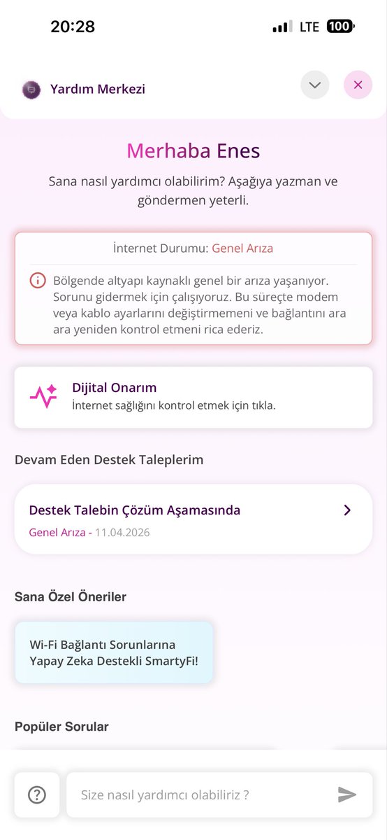 BigSatori's tweet image. 11 Nisandan beri devam eden şikayet 2 günde bir kopan internet sabah 10’dan beri erişim yok. 
Muhatap da yok herşey …tan bir uygulama üzerinde.

#turknet #türknet #internet @BTKgovtr