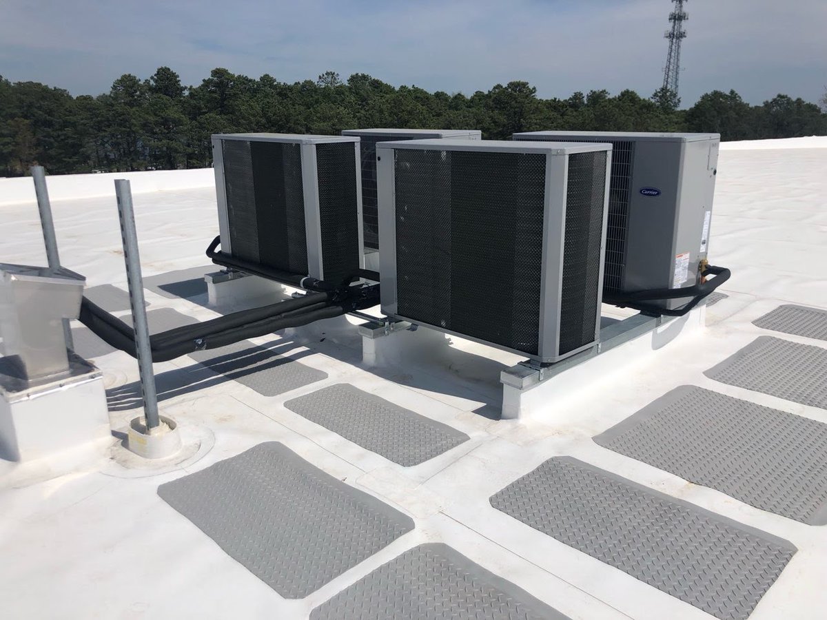 A little rooftop work.
