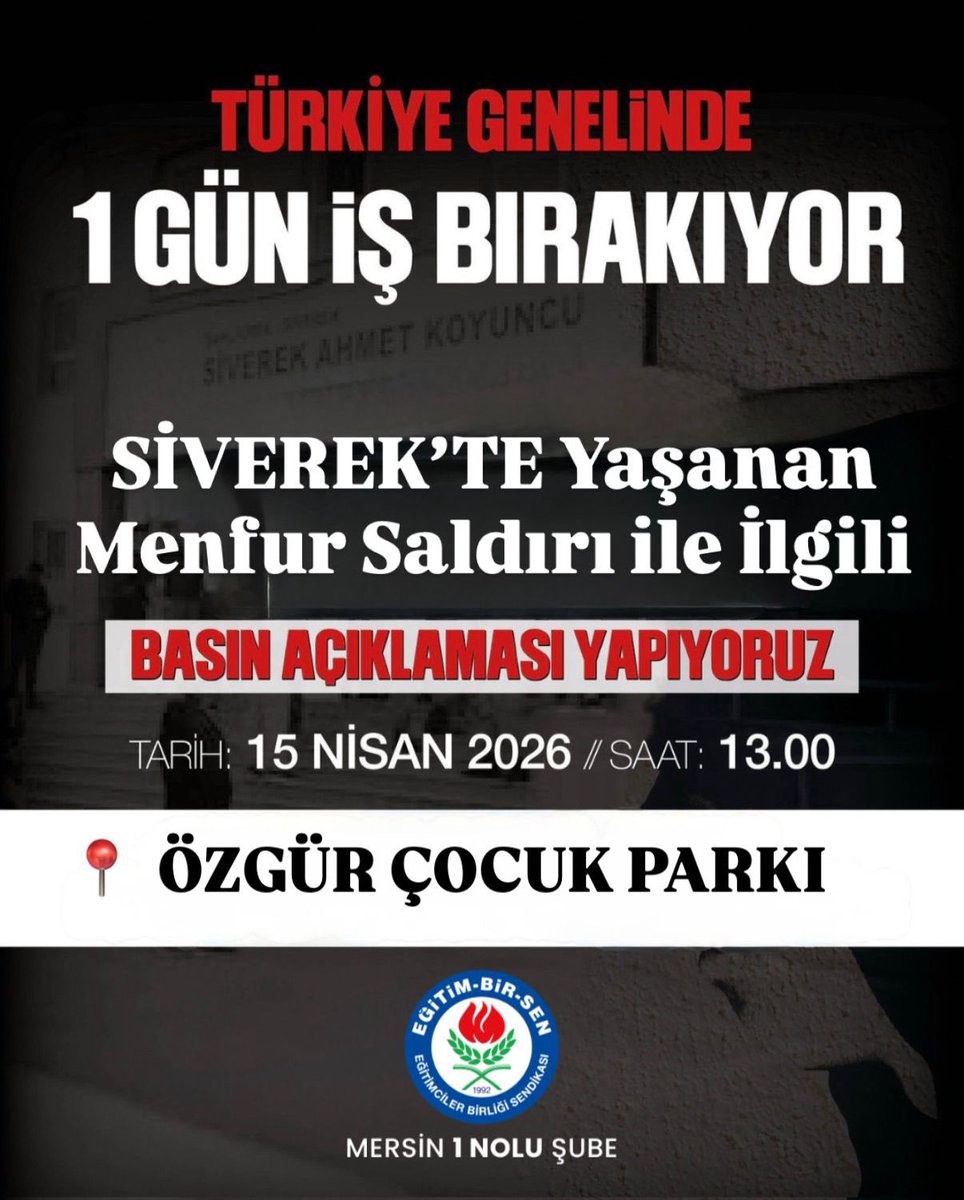 Tüm eğitim çalışanlarını bekliyoruz