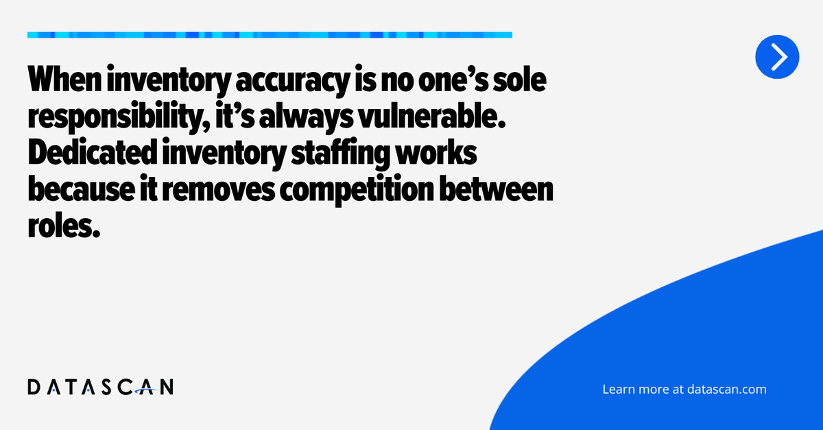 DatascanCounts's tweet photo. Most organizations don’t lack capable people.
They lack capacity.

When inventory accuracy is shared, it becomes vulnerable.

Dedicated staffing works because it creates focus, ownership, and consistency. https://t.co/02iW3QNZ7L