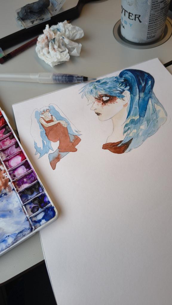 Drawing Eat Your Heart Miku on the train cause I'm sooooo booooreeeed
#hatsunemiku #vocaloid #fanart #eatyourheart