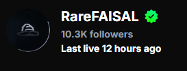 RareFAISAL tweet media