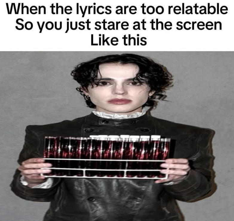 polispissnpoos's tweet photo. couldnt pick out a lyric for this meme so https://t.co/UKpAWnStnD