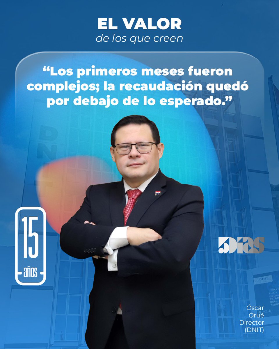 📉 DNIT prevé recuperación en la recaudación

El director de la DNIT, Óscar Orué, reconoció que el inicio de año fue complejo, con cifras por debajo de lo esperado. Sin embargo, se proyecta una mejora significativa para el segundo trimestre del año. 📊🇵🇾

🔗 Leé la nota completa