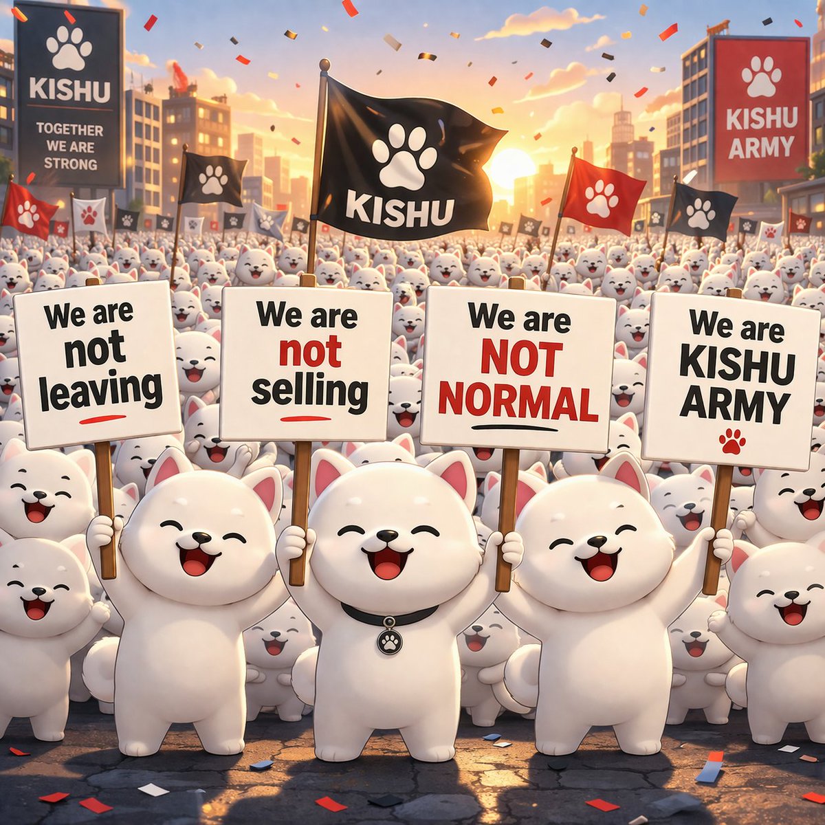 MateMXXI4's tweet image. To all the OGs who bought at ATH and never sold, to the ones who bought the dips at 0.0000000000something, to the ones who shilled in 2022 when nobody cared… You're the reason this memecoin still breathing fire. $KISHU #KISHUINU #KISHUARMY 🐶🔥
