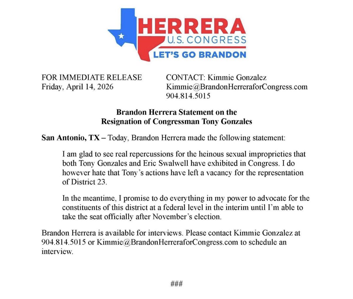 Brandon Herrera tweet media
