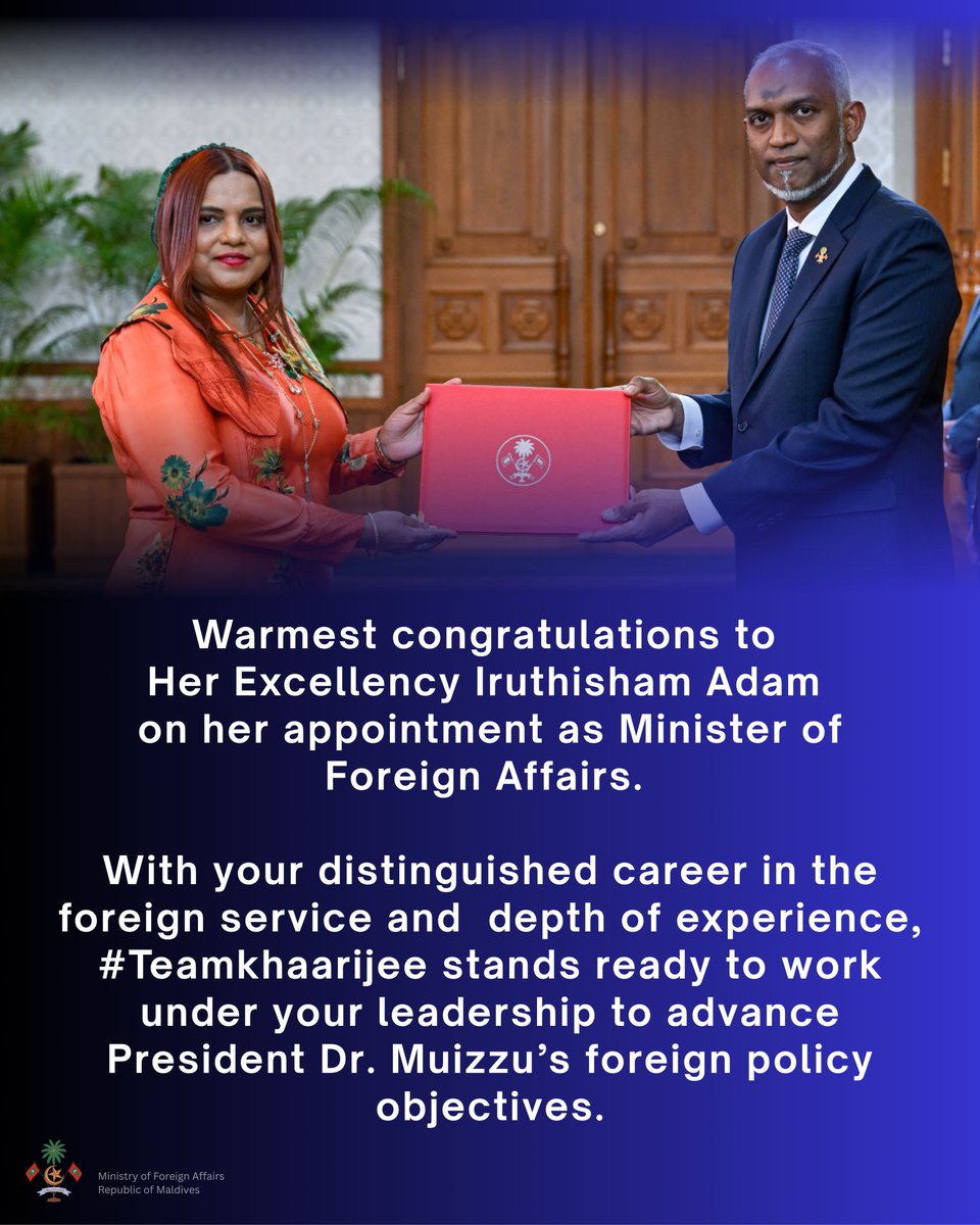 Ministry of Foreign Affairs 🇲🇻 tweet media