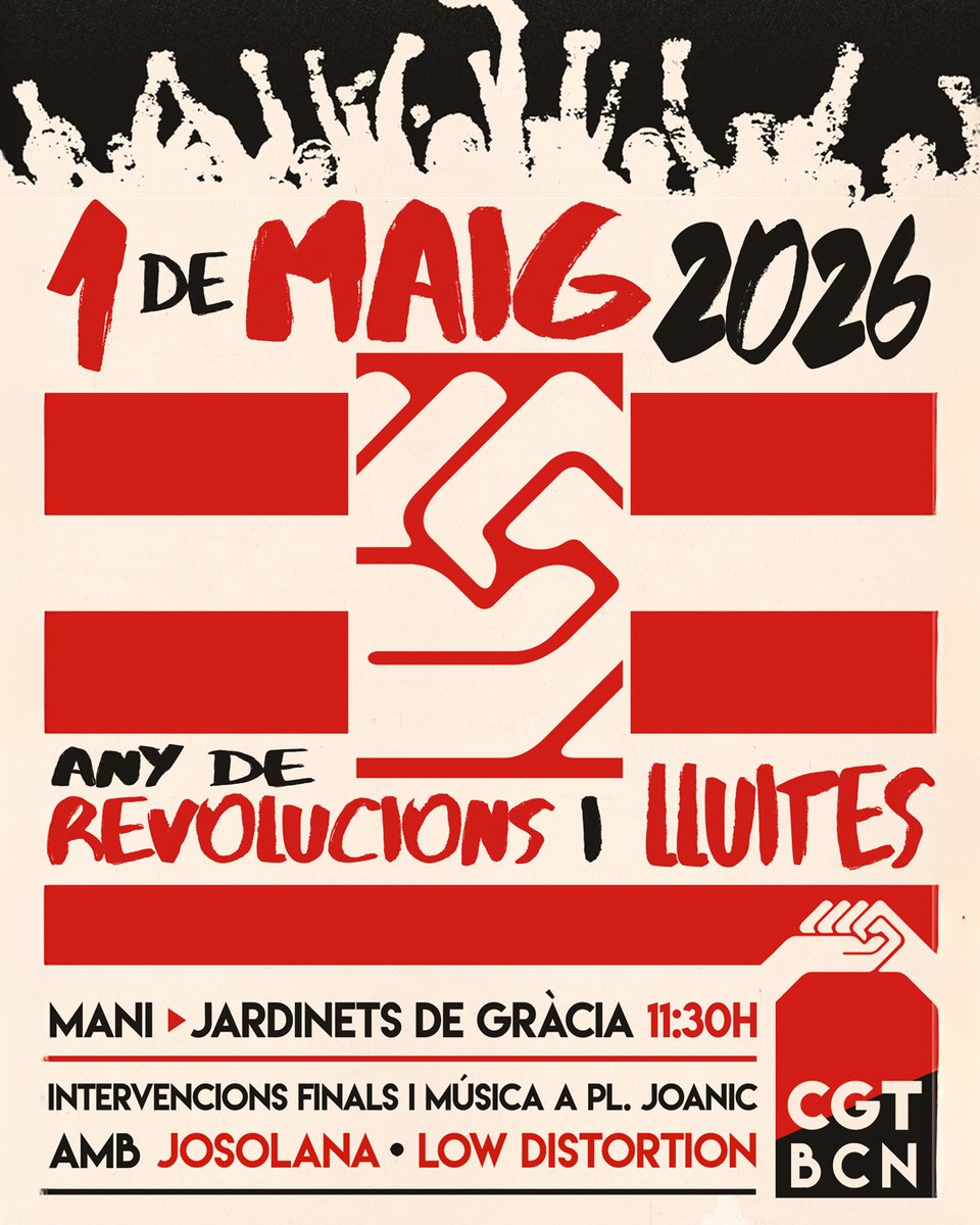 CGT BarcelonⒶ tweet media