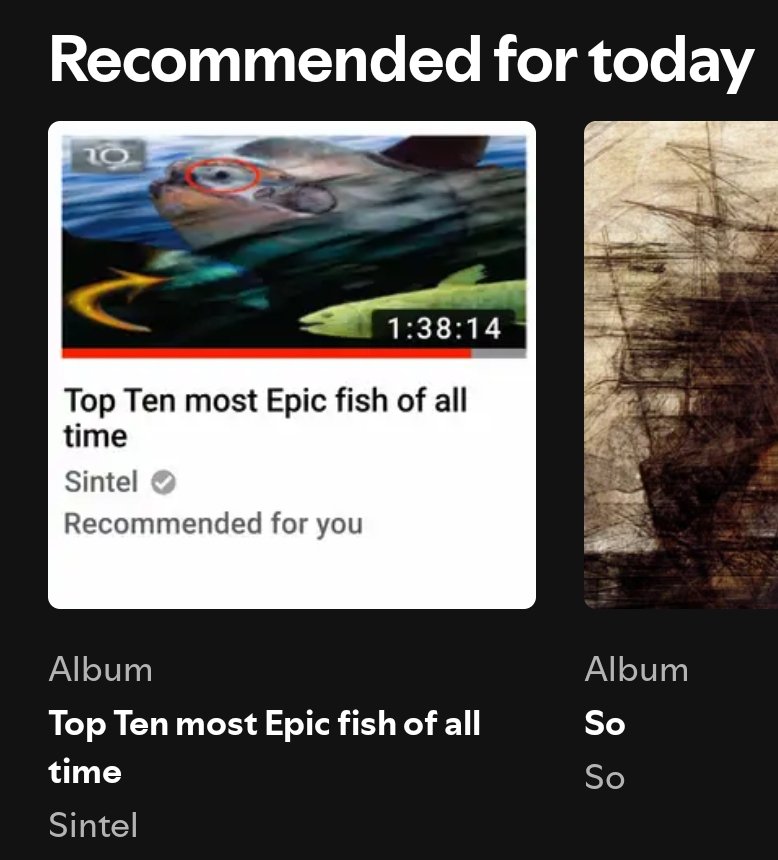 thank you Spotify, very cool