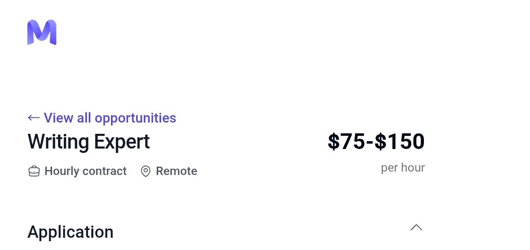 OlatunjiAyokan2's tweet image. 🚨 Mercor — Writing Expert Role 👀✍️
💰 $75–$150/hour
For writers… not coders
📌 What you’ll do:
• Review AI-generated stories
• Edit for quality, tone, and structure
• Give feedback to improve content
🧠 Focus:
Plays • Novels • Short stories
📌 A well-structured,