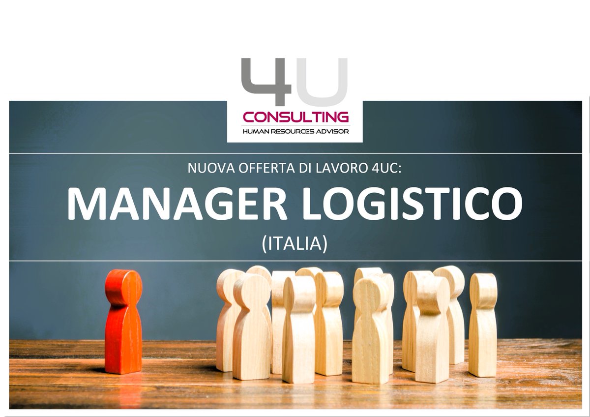 4uchr's tweet photo. MANAGER LOGISTICO
Sede: Provincia di La Spezia – Liguria (I)
Azienda: Realtà italiana attiva dal 1985 nei servizi integrati di logistica, stoccaggio e supply chain. 
https://t.co/zBpfzUJxmR https://t.co/957BZpCnte