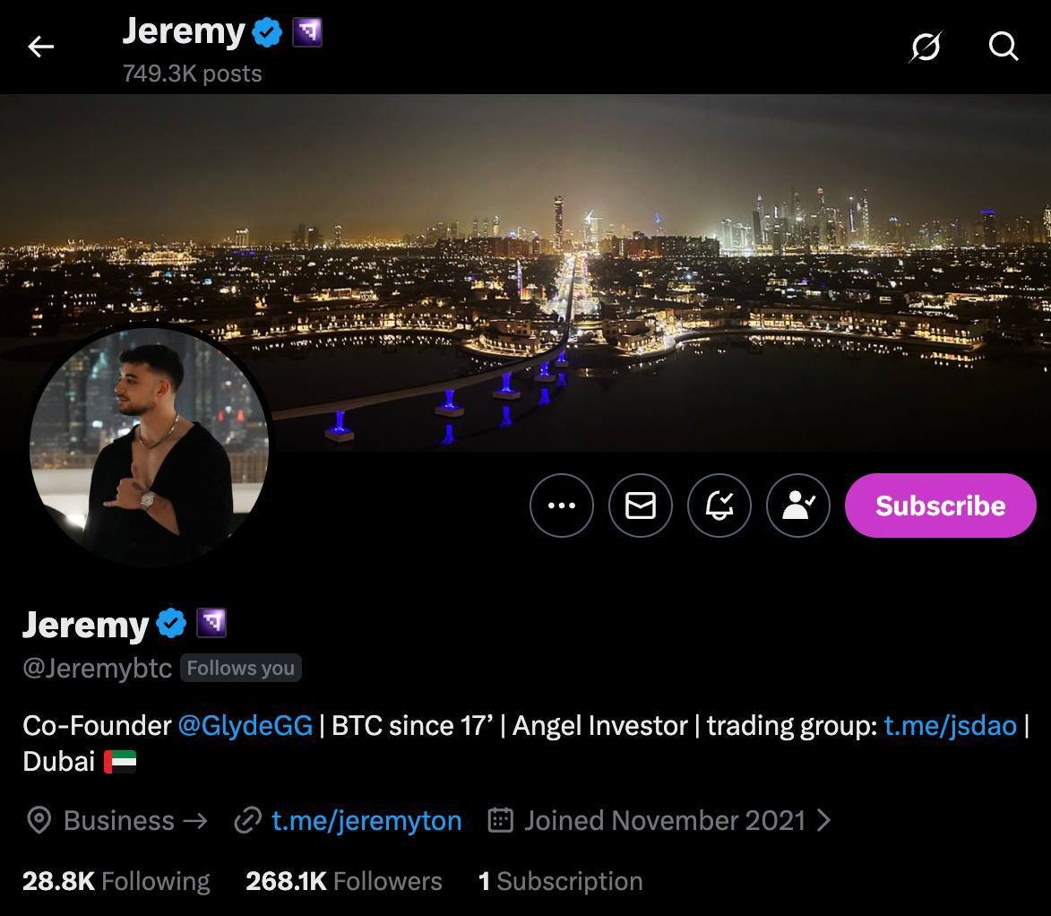 Jeremy tweet media