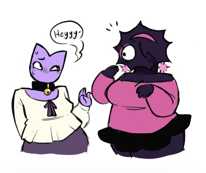 PPibest's tweet image. They get nervous talking to cool people… @bribriyeas 

#puzzleheads #ocs