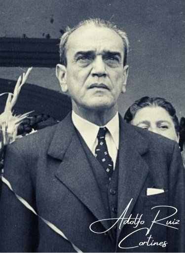 VictorSanoro's tweet image. Adolfo Tomás Ruiz Cortines fue un contador, militar revolucionario y político mexicano que se desempeñó como presidente de México del 1 de diciembre de 1952 al 30 de noviembre de 1958.
#datos