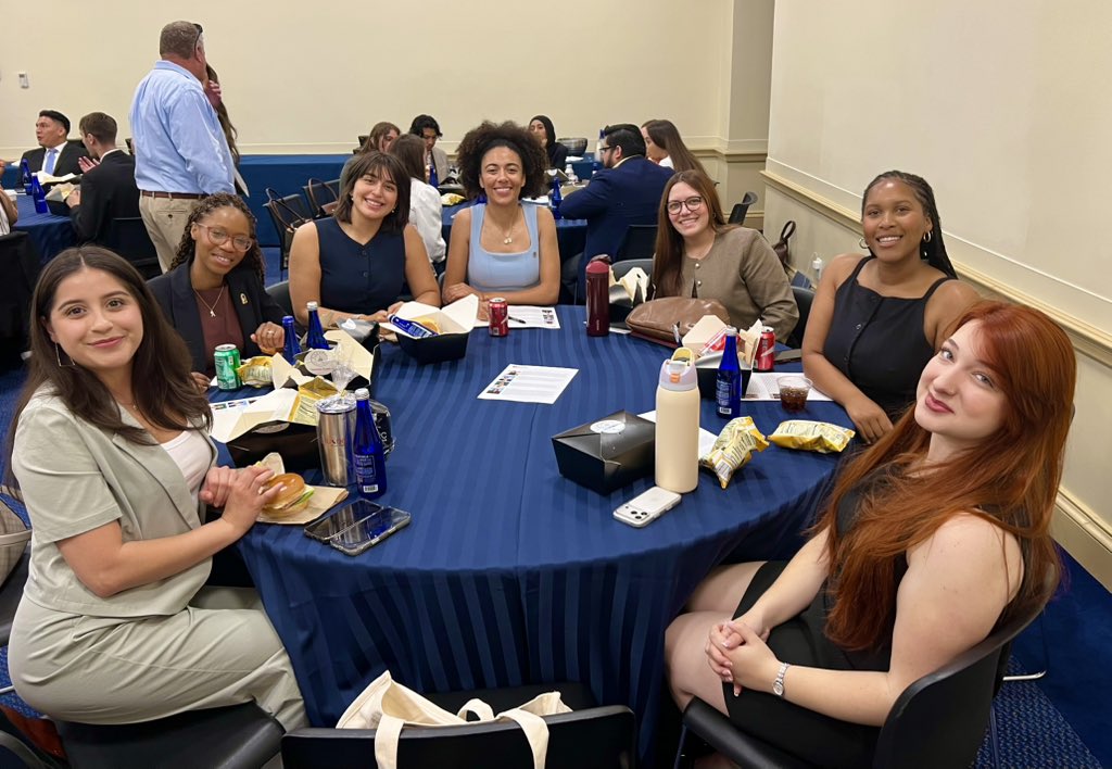 calstate's tweet image. As part of #CSUHillWeek, CSU students are engaging directly with leaders across Washington, D.C. through a student leadership luncheon focused on careers in public service and #HigherEd advocacy.

These experiences create opportunities to connect with CSU alumni on Capitol Hill.