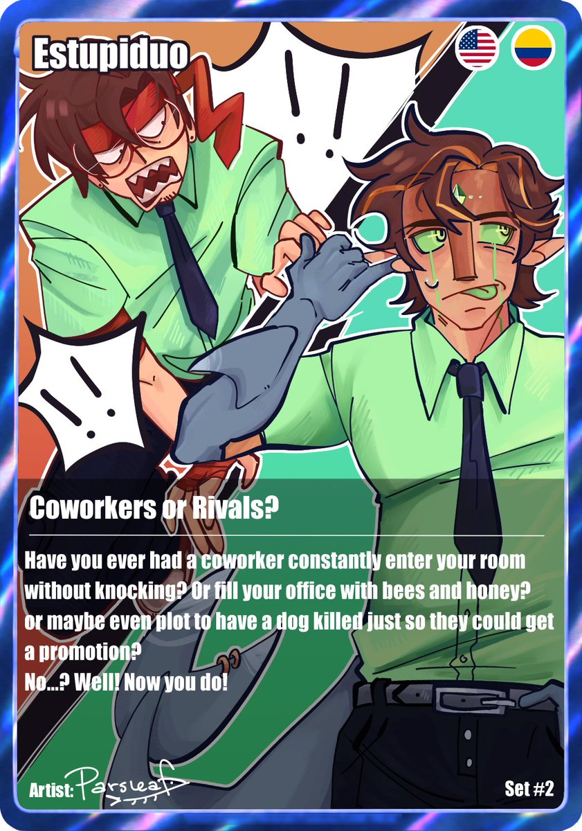 parsleaf's tweet image. #estupiduo TGC card :-] (+ blank in replies)
#qsmp2