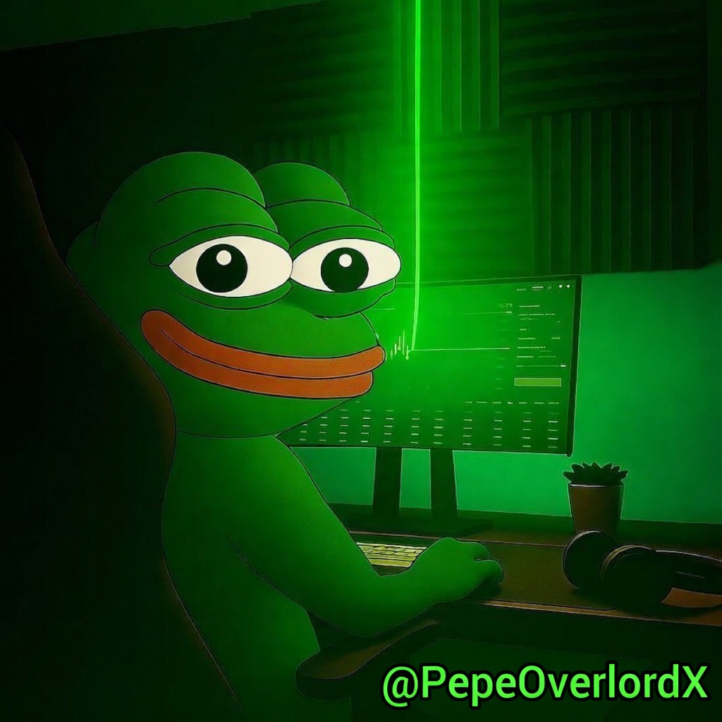 PepeOverlordX's tweet photo. Built different. Sleeps never.
@PepeOverlordX https://t.co/77uRm9oSNP