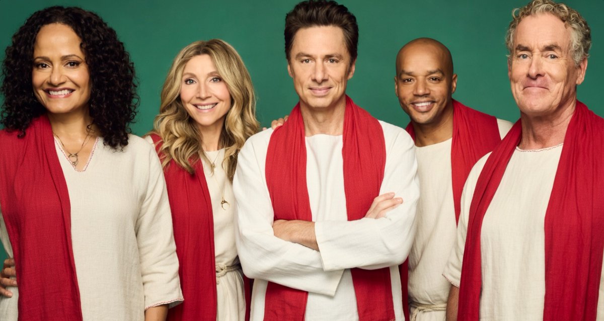 barkmutler's tweet photo. I'm really enjoying the Scrubs... er... revival... with @zachbraff and the gang on @hulu https://t.co/YOn0qQDsVD