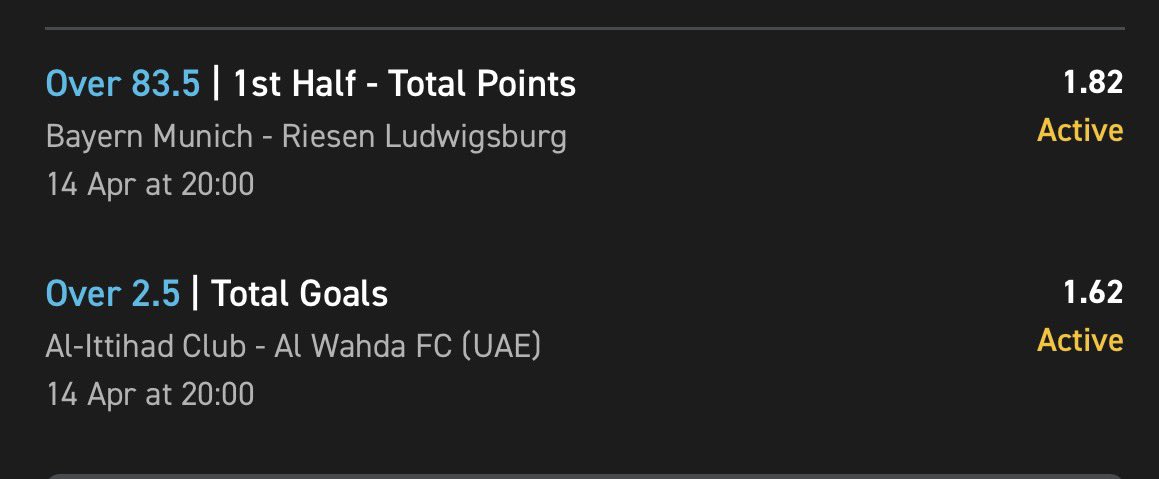 danielmuzuva's tweet photo. 3 Odds…. Soccer + Basketball https://t.co/gV5N4Mm8Am