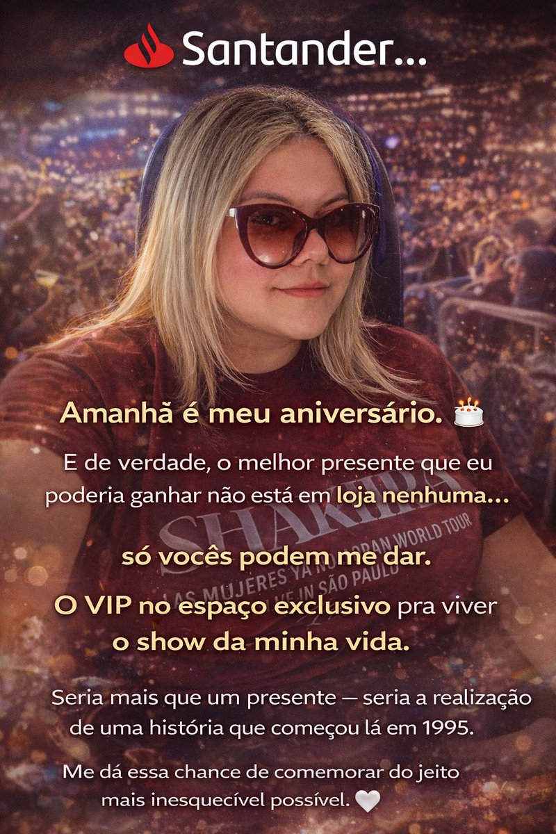 Tarissa Marques quer um vip para Shakira tweet media