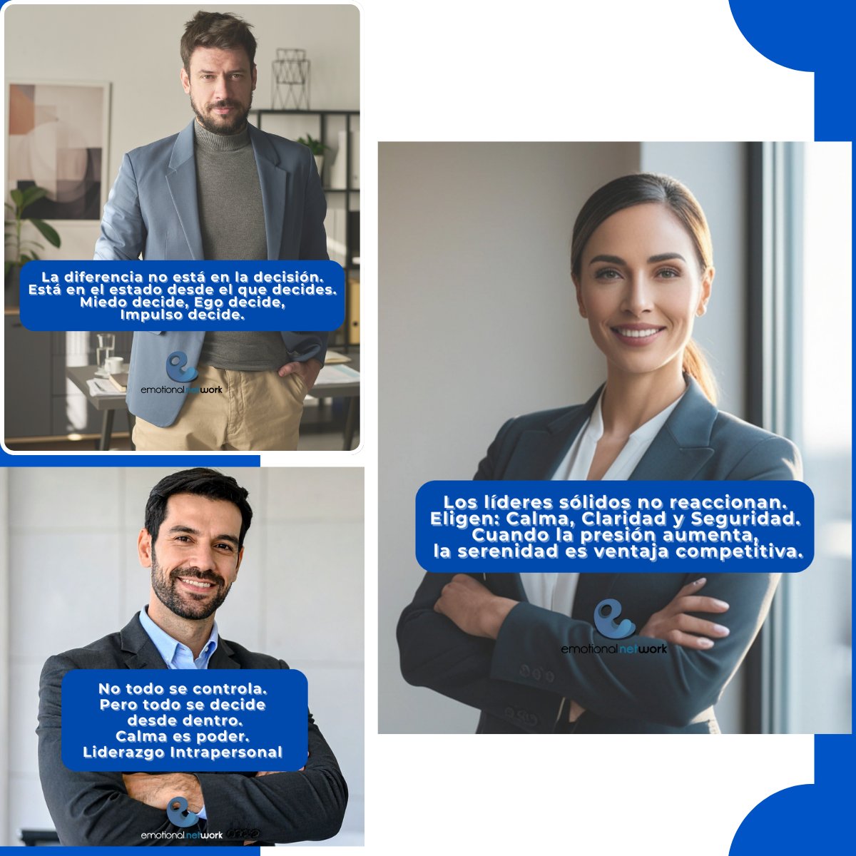 La diferencia no está en la decisión. Está en cómo te sostienes cuando decides. Los líderes sólidos no reaccionan, responden. Y entienden algo clave: no todo se controla… pero sí cómo actúas ante ello.

#Liderazgo #InteligenciaEmocional #GestiónEmocional #EmotionalNetwork
