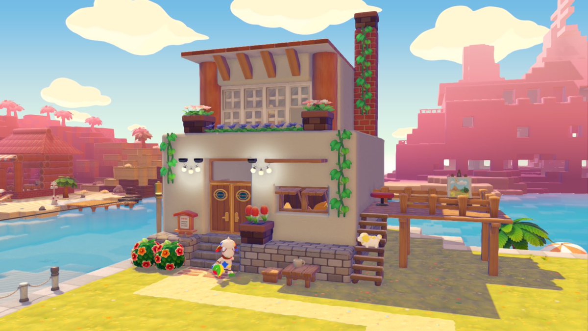 SeraPhiim_'s tweet image. La casita que le acabo de construir al Maestro Smeargle en Pokopia 🎨
#PokemonPokopia #Switch2