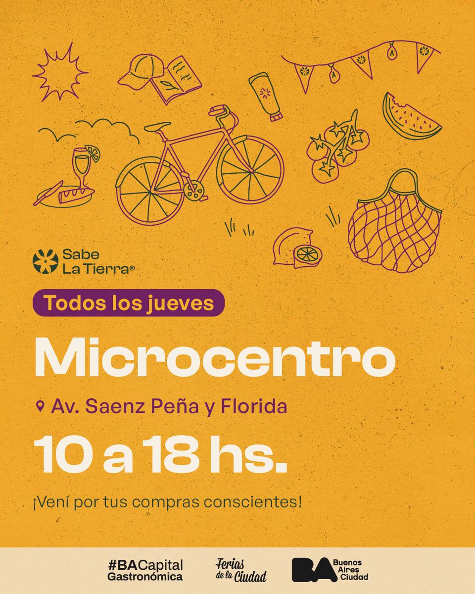 CrisoldeSabores's tweet photo. 📅 Agenda de ferias – Del 13 al 19 de abril

📍 Jueves 16 Sabe la Tierra – Microcentro
Diagonal Norte y Florida
🕙 10 a 18 hs

📍 Domingo 19 PICNIC – Festival de emprendedores
Av. Boedo peatonal, Boedo
🕑 14 a 20 hs

🌿 Vamos a estar con todos los productos de Crisol de Sabores. https://t.co/VvrHpV3iyy