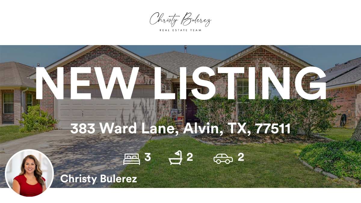BulerezProperty's tweet photo. 🛌 3 🛀 2 🚘 2
📍 383 Ward Lane, Alvin, TX, 77511

My latest listing on RateMyAgent.
TXR 620860
https://t.co/mRTSSrSxlV

...
#ratemyagent #realestate #Keller_Williams_Metropolitan https://t.co/5gxl0Mwdz3