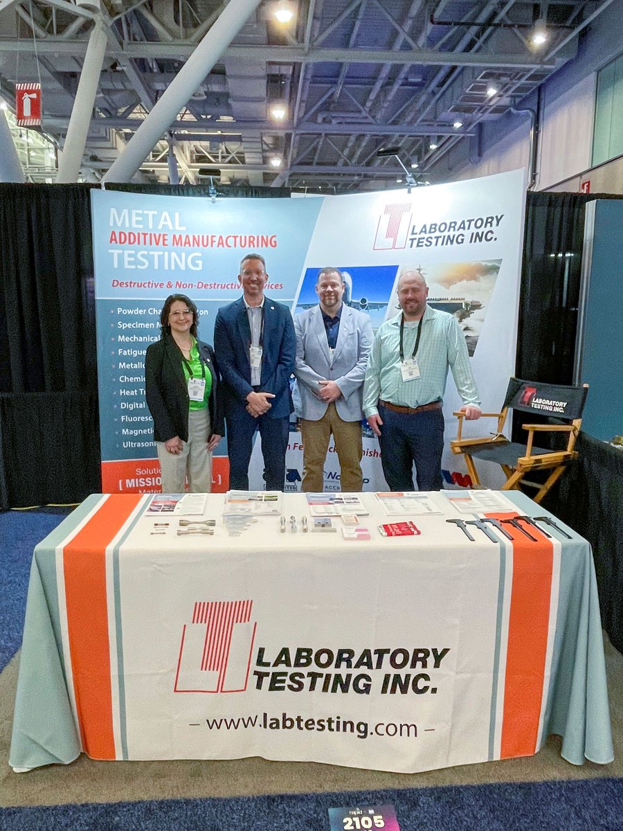 labtesting's tweet photo. We’re live at RAPID + TCT 2026.

Visit Laboratory Testing at Booth #2105 to talk testing, quality, and mission-critical performance. https://t.co/fljyXHfGoo