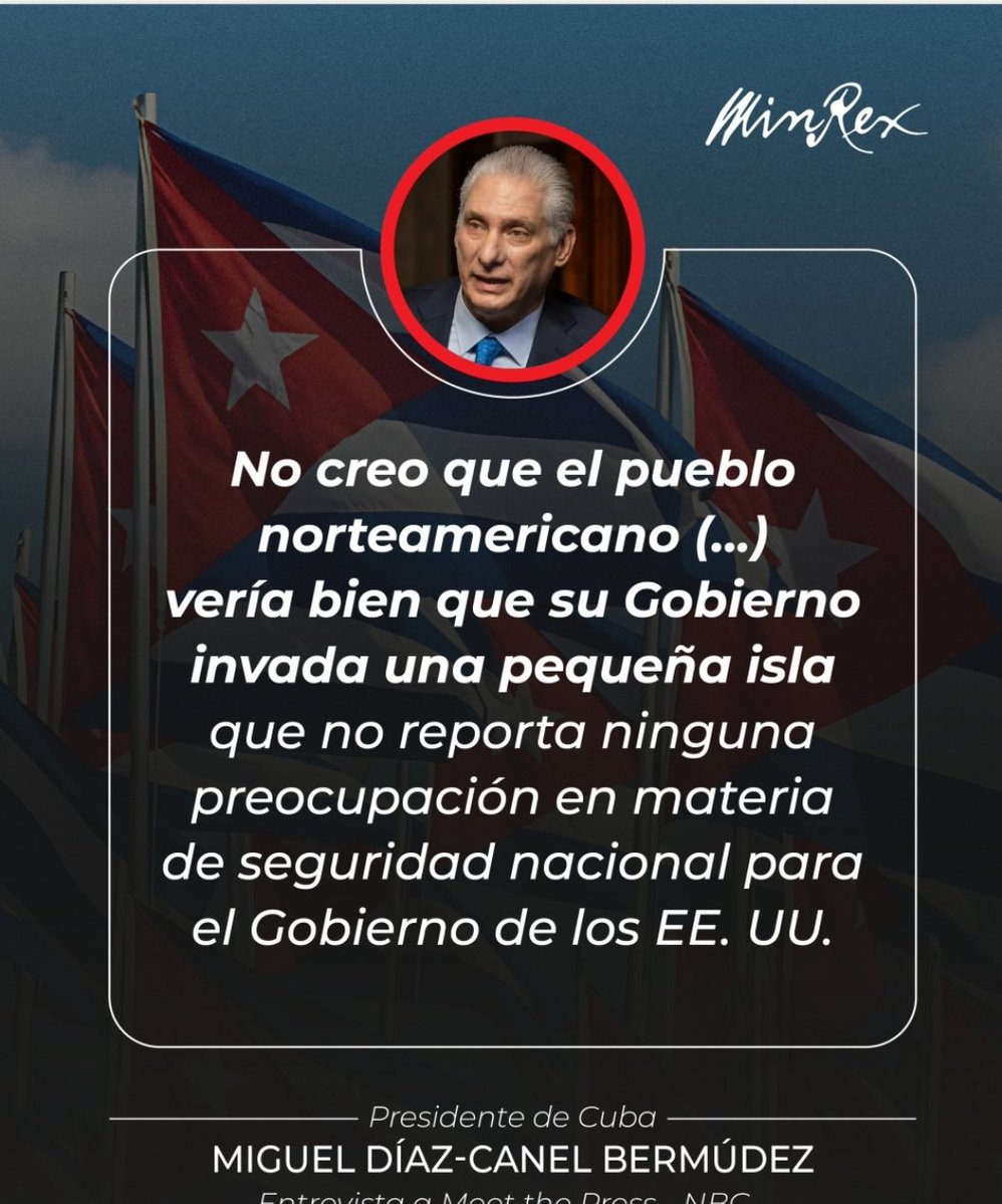 #Cuba es un País Soberano e Independiente no queremos guerra. NO Bombas. Los cubanos amamos la PAZ