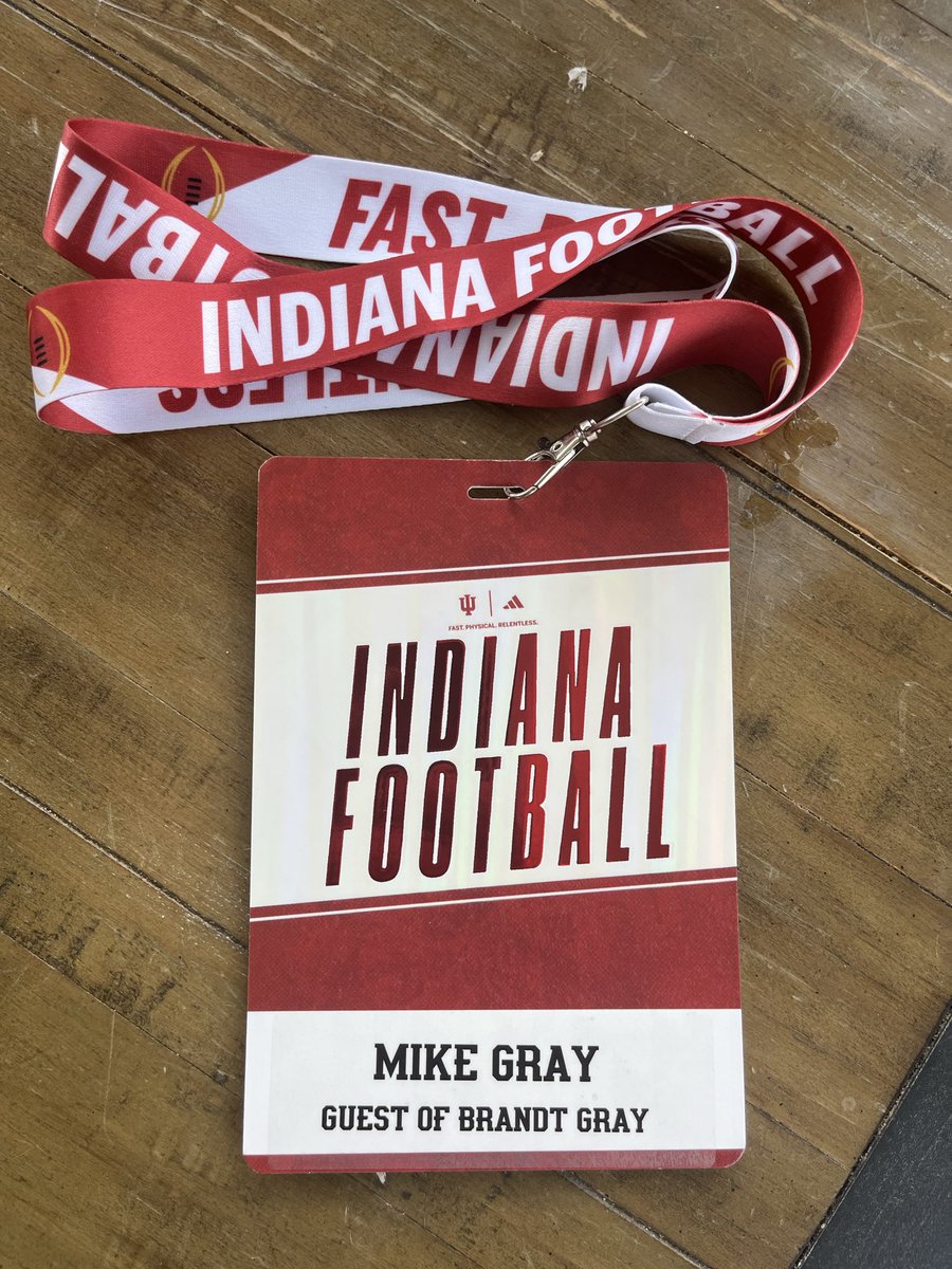m3gray's tweet photo. Had a great time in Bloomington checking out IU football with @BrandtG214 https://t.co/XXCAcCexb9