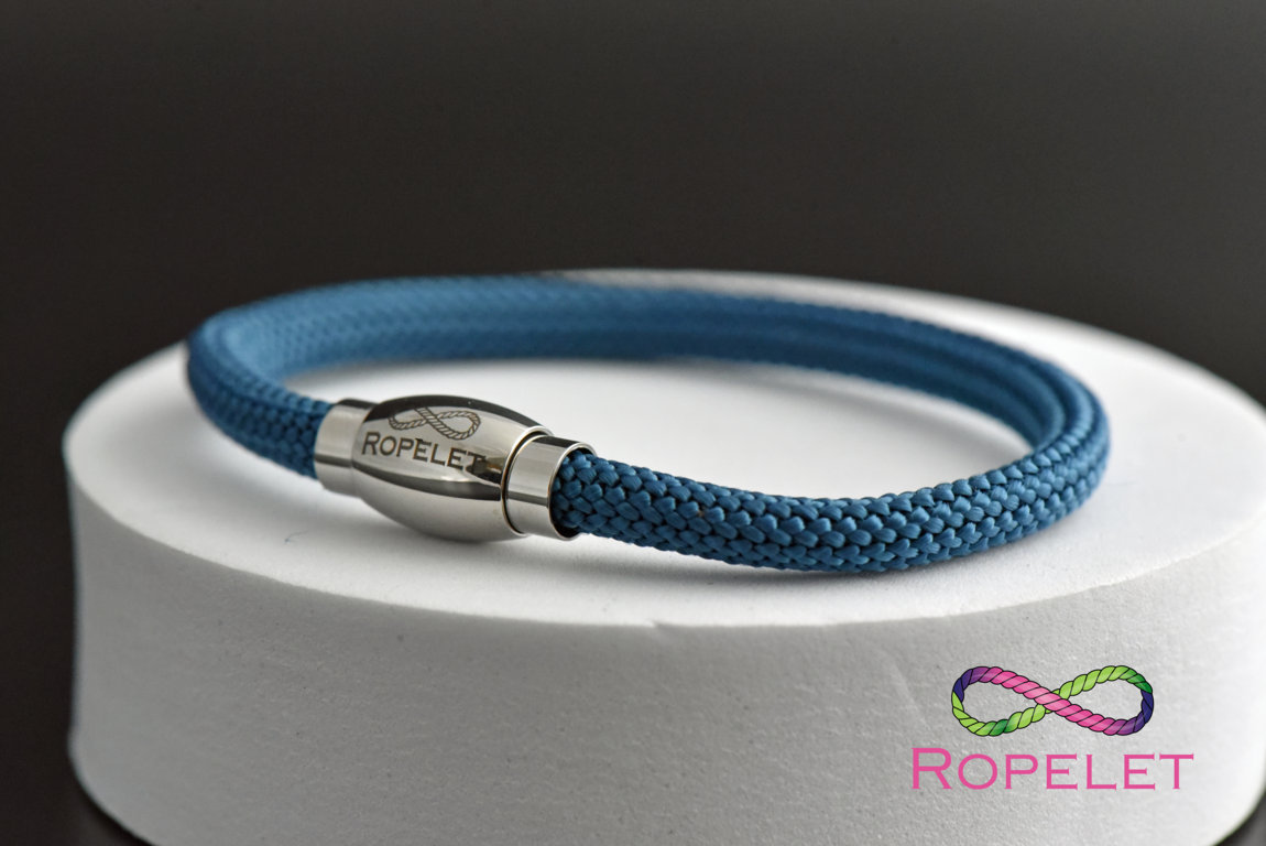 Ropelet's tweet image. This gorgeous Petrol bracelet is made to all your choices without the big price tags when you order from ropelet.co.uk. Choose any wrist size with a choice of stainless steel clasps and wrap too. Treat your wrist today #ropelet #bracelet #style