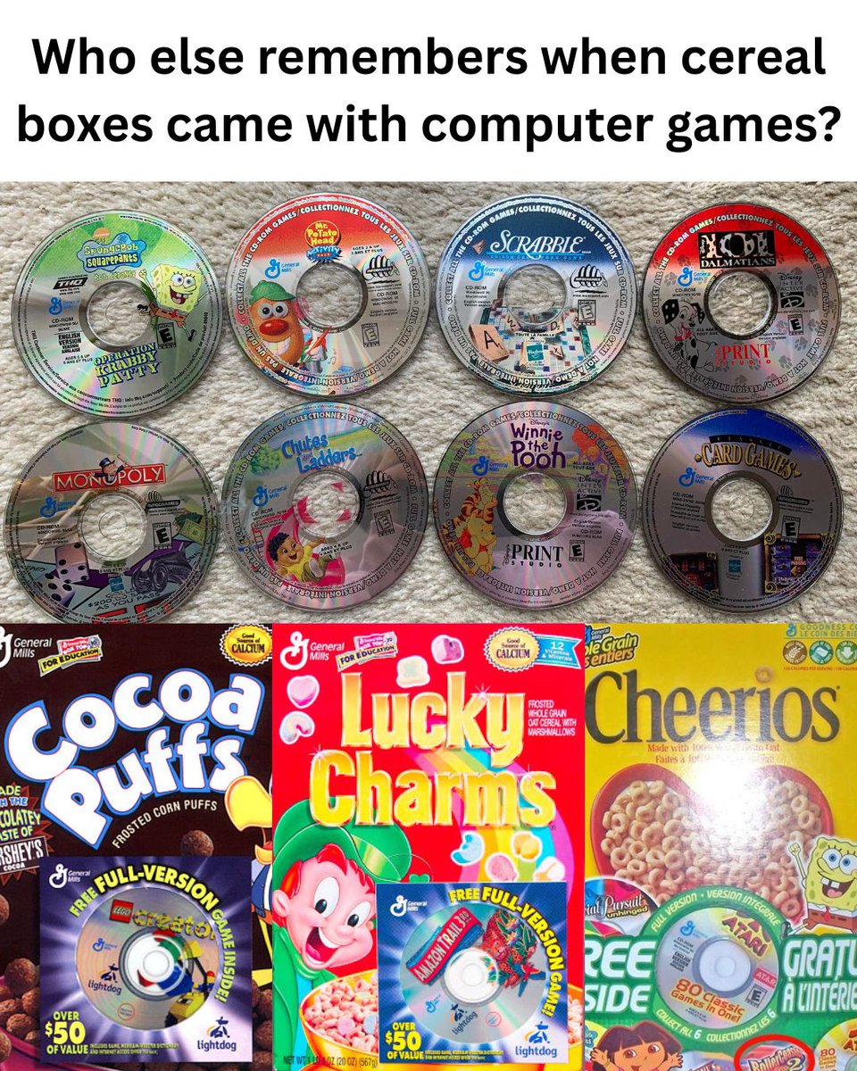 DKOldies's tweet image. Peak childhood
.
.
#computergames #cereal #nostalgia #memories #gaming #dkoldies #childhood