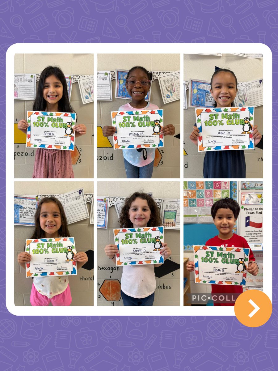 MINDEduOrg's tweet photo. 30+ students hit 100% of their ST Math puzzle goals and we are HERE for it! 🎉🐧 Shoutout to @mrsmartinezkids @NISDSteubing @NISDElemMath @NISD! https://t.co/nOGo5axPhS