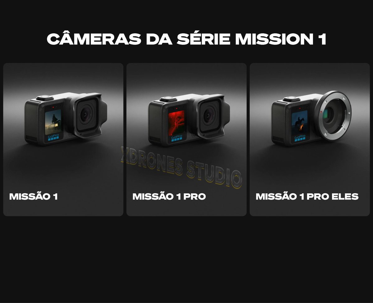 D2Help's tweet image. #GoPro Mission 1 Series - Resumidamente
Pre-order 21 de Maio - Disponivel Q3 2026
- PRO :
1” 50MP + GP3
8K60 | 4K240
Open Gate: 8K30 / 4K120
Até 14 stops + low-light avançado
Alta autonomia + controlo térmico
- PRO ILS = Pro
+ Lentes intercambiáveis (MFT)
+ (cine, macro, tele)