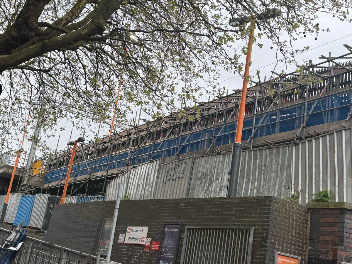 Primetimeperry's tweet image. Also scaffolding at Witton Train Station 🚊 

#AVFC #AstonVilla #Witton 🟣🔵