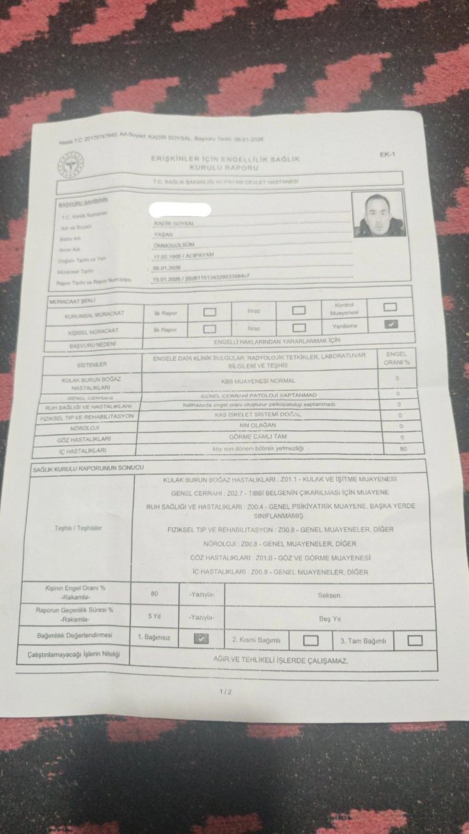 KadirSo32474836's tweet photo. Sayın Reisim Sedat Peker Ben Denizli'den Size Gönül Vermiş Bir Kardeşinizim Yıllardır Sizinle İlgili Paylaşımlar Yapmaktayım Ve Bundan Gurur Duyuyorum Ancak Şu Sıralar Hastalığımla İle Boğuşmaktayım Diyalize Gireceğim Benimde Sesimi Duyun Bir Umuttur Yaşamak 
@sedat_peker https://t.co/4tADzEVk0P