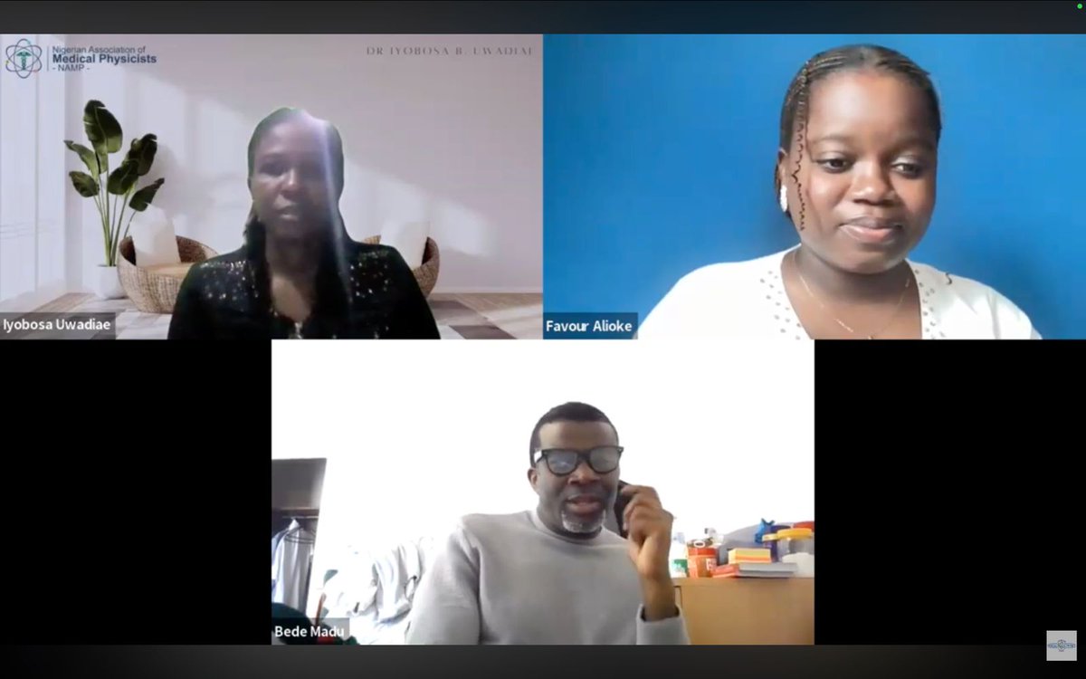 The 2nd day of Harmattan School for Medical Physics 5.0 went beyond lectures into a highly engaging Career Counselling Panel Session.

Facilitated by Favour Alioke, the session featured Iyobosa  B. Uwadiae, Dr. Kelechi Ken Sylvester, and Bede Madu.

youtube.com/@medphyharmatt…