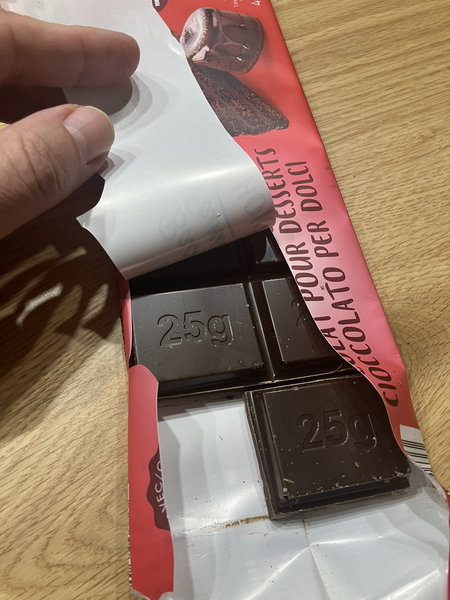 Dobro su ovo smislili :)  kockice po 25gr